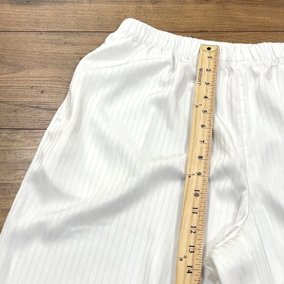 NAP Loungewear Pants‎ Womens XXL Wide Leg Palazzo Pajama Faint Stripe Pull On - Picture 14 of 16